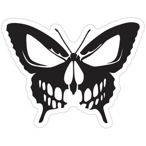 Download Skull Butterfly Sticker