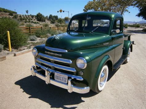 1950 Dodge B Series Pickup Truckbeautiful Restored California Truck