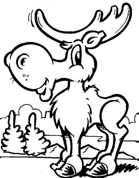 1000 plus free coloring pages for kids including disney movie coloring pictures and kids favorite cartoon characters. Free Printable Moose Coloring Pages For Kids