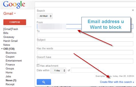 Param World How To Block Email Address In Gmail