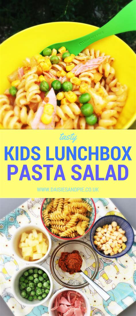 Kids Lunchbox Pasta Salad Quick And Easy Lunch Idea Recipe Salads