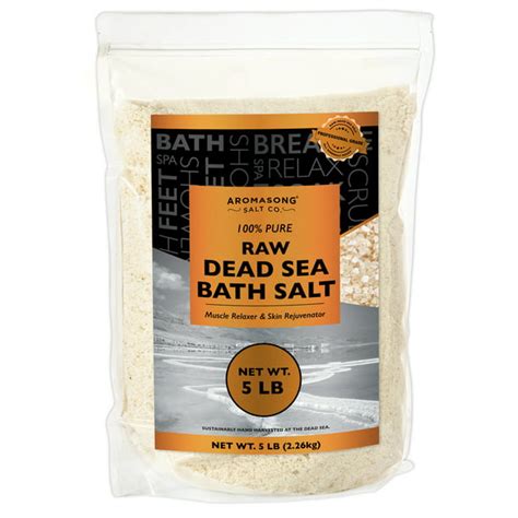 Raw Dead Sea Salt 5 Lbs Still Contains All Dead Sea Minerals Including