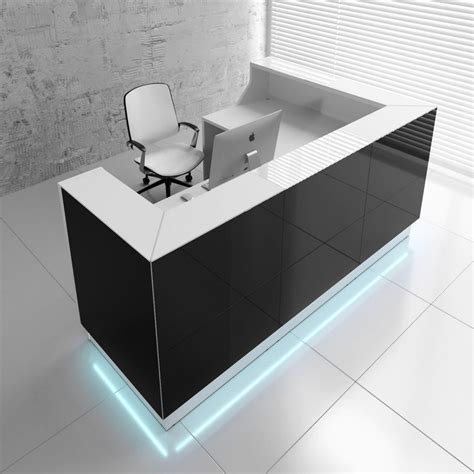 Linea Lin39l Reception Desk Black Buy Online At Best Price