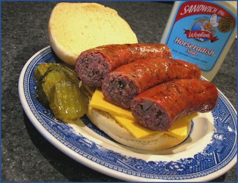 Fat Johnnys Front Porch Smoked Sausage Sandwich