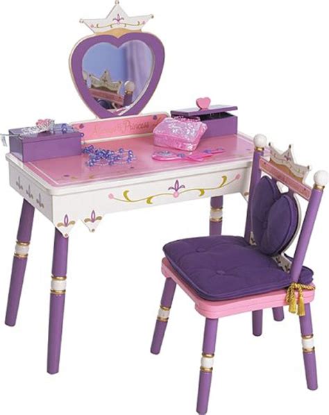 Every princess needs a special. Princess Vanity Set Pink Girls Makeup Mirror Seat Kids ...