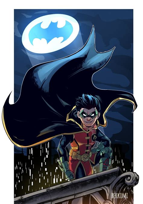 Robin Damian Wayne Superhéroes Batman Cómic Damian Wayne