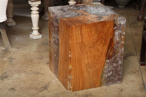 Check spelling or type a new query. Wood and Resin Cube Table at 1stdibs