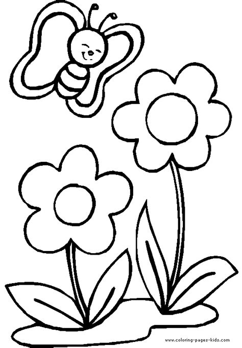 Download Butterflies and Flowers Coloring Page - Get Coloring Pages