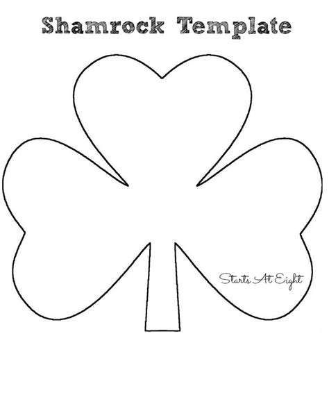 The 25 Best Shamrock Template Ideas On Pinterest March Crafts