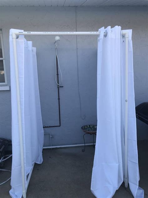 Outdoor Shower Frame Pvc Outdoor Shower Portable Shower Stall Pvc Chuppah Free Rubber Mallet