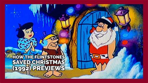 Opening To How The Flintstones Saved Christmas 1992 Vhs Turner Home