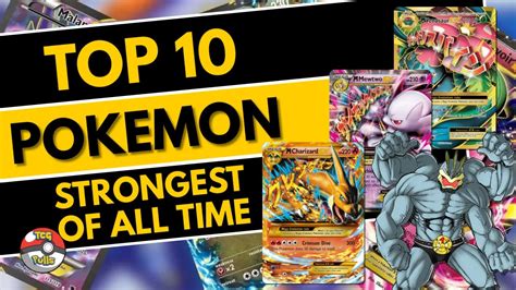 Top 10 Strongest Pokemon Cards Of All Time Youtube