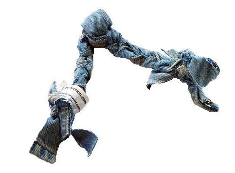 This Tug Toy Is Made From Up Cycled Denim Each One Is Unique And