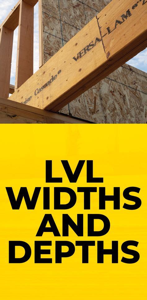 Versa Lam® Laminated Veneer Lumber Lvl Beams And Headers Eliminate