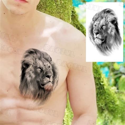 Discover 77 Realistic Lion Tattoo Chest Best Vn