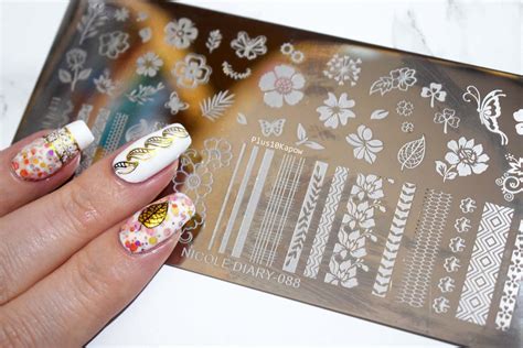 Nicole Diary 088 Stamping Plate From Born Pretty Plus10kapow