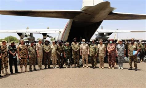 Pictures Egyptian Army Personnel Arrive In Sudan To Take Part In ‘nile
