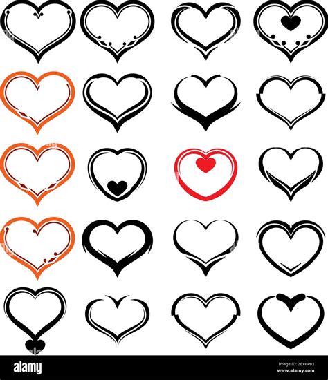 Heart Icon Sketch Style Vector Illustration Stock Vector Image And Art
