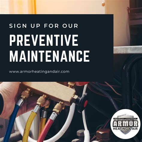 Preventive Maintenance Agreements Preventive Maintenance Air Heating