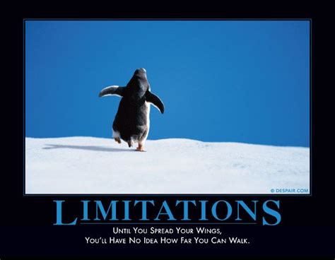 Limitations Demotivational Posters Motivational Posters Poster