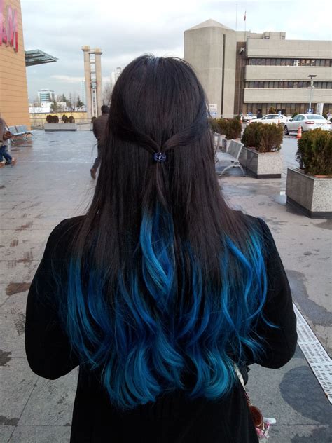 Lovelydyedlocks Dip Dye Hair Hair Color For Black Hair Blue Tips Hair