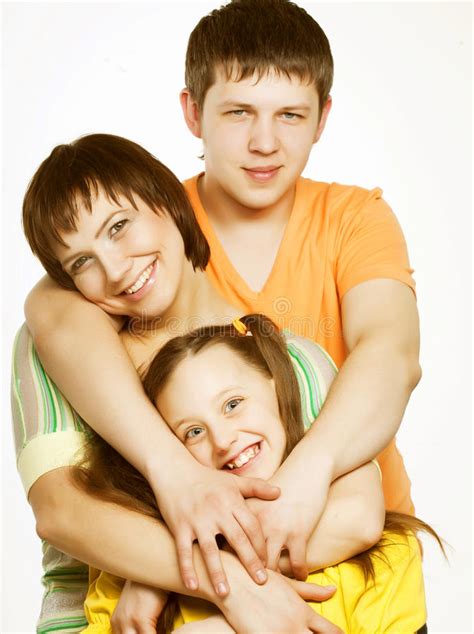 Happy family stock image. Image of offspring, smiling - 67185485