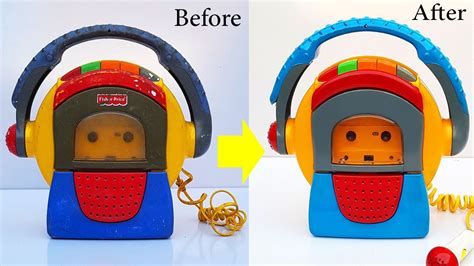 Fisher Price Tape Recorder Cassette Player Restoration Youtube