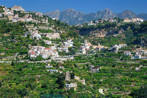 Italian Hillside Village Stock Photo Image Of Europe 29204230