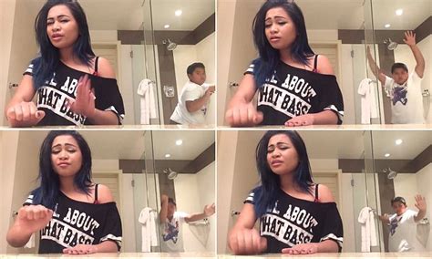 Sister Shocked When Brother Performs Amazing Dance Moves As She Sings
