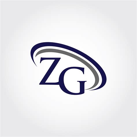Monogram Zg Logo Design By Vectorseller Thehungryjpeg