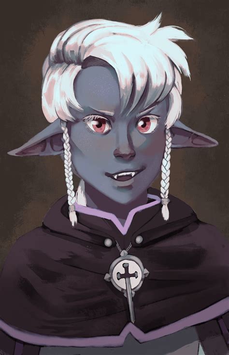 Oc Art My First Dnd Character A Young Drow Cleric Rdnd
