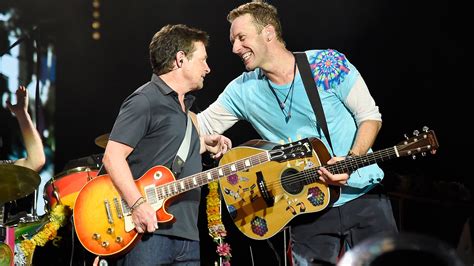 See Michael J Fox Go Back To The Future Onstage With Coldplay