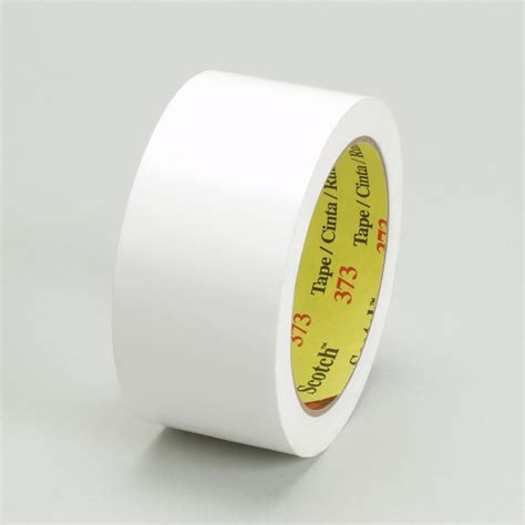 Scotch® Custom Printed Box Sealing Tape 373cp White 48 Mm X 100 M 36