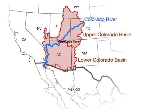 colorado river on world map