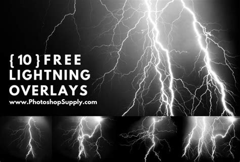 Free Lightning Overlays For Photoshop ⚡️ Photoshop Supply