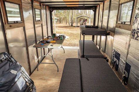How To Turn A Cargo Trailer Into A Camper In Easy Steps