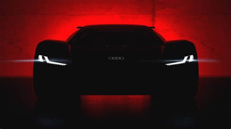 Audi Teases Pb 18 E Tron Electric Supercar Concept Ahead Of August 23