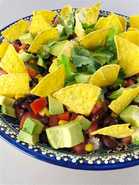 Crunchy Mexican Salad The Perfect Dinner Time Salad Emma Owl