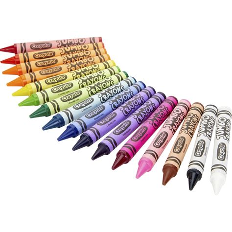 Crayola Jumbo Crayons Assorted 16 Pack