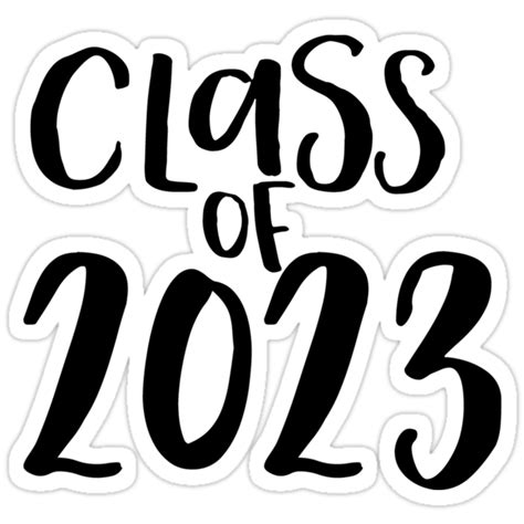 Class Of 2023 Stickers By Randomolive Redbubble