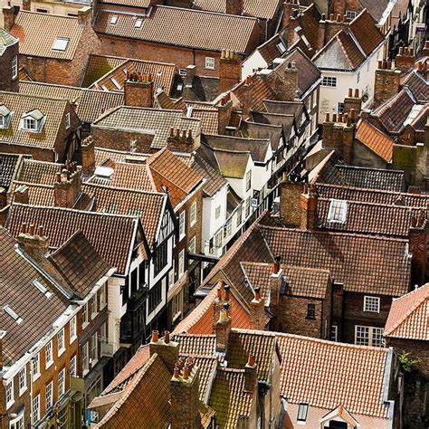 Fabulous Aerial View Of The Shambles In York York Minster Aerial