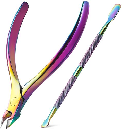 bezox cuticle clippers with cuticle pushers set precise cuticle nipper and under nail cleaner