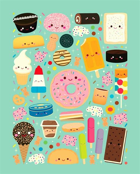 Kawaii Snacks By One Of My Favorite Artists Jmaruyama ♡ Disney