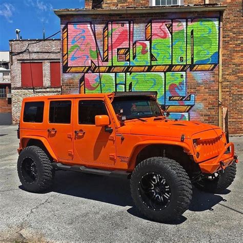 Jeep Orange Orange Jeep Wrangler Orange Jeep Jeep