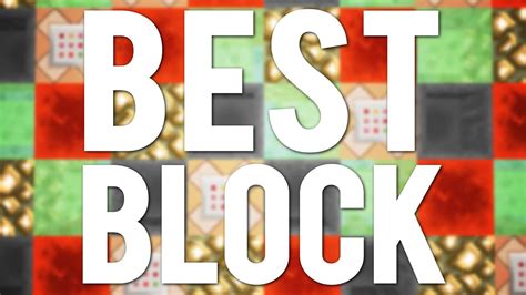 Minecraft Top 5 Best Blocks In The Game Youtube