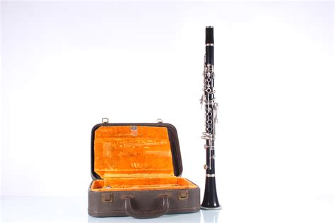 Lot Vintage Clarinet With Case