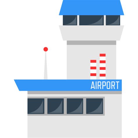 Airport Free Buildings Icons