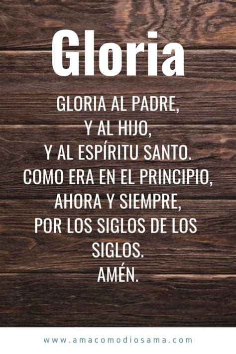 Gloria A Dios Oracion Gloria Oraciones Catolicas Frases Religiosas
