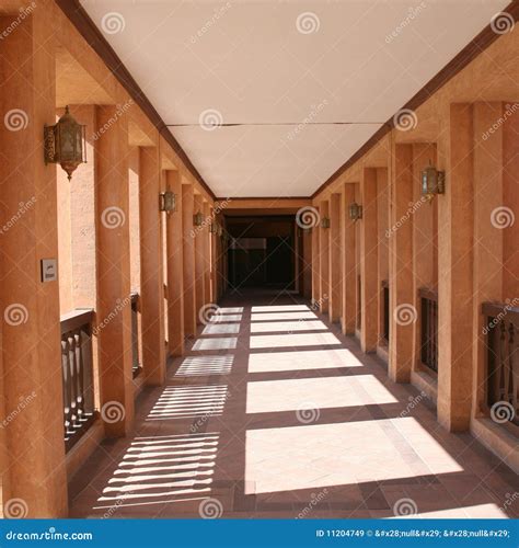 The Corridor Of Al Ain National Museum Stock Image Image Of Date