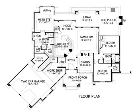 Tuscan Style House Plan 65867 With 3 Bed 2 Bath 2 Car Garage